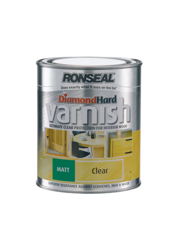 Ronseal Diamond Hard Clear Varnish Clear