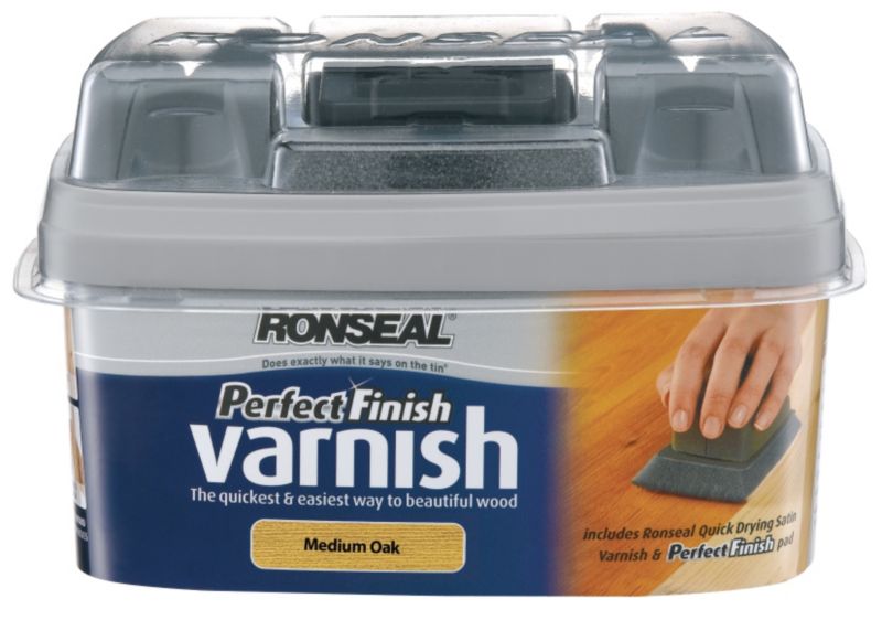 Ronseal Perfect Finish Varnish Medium Oak 750ml