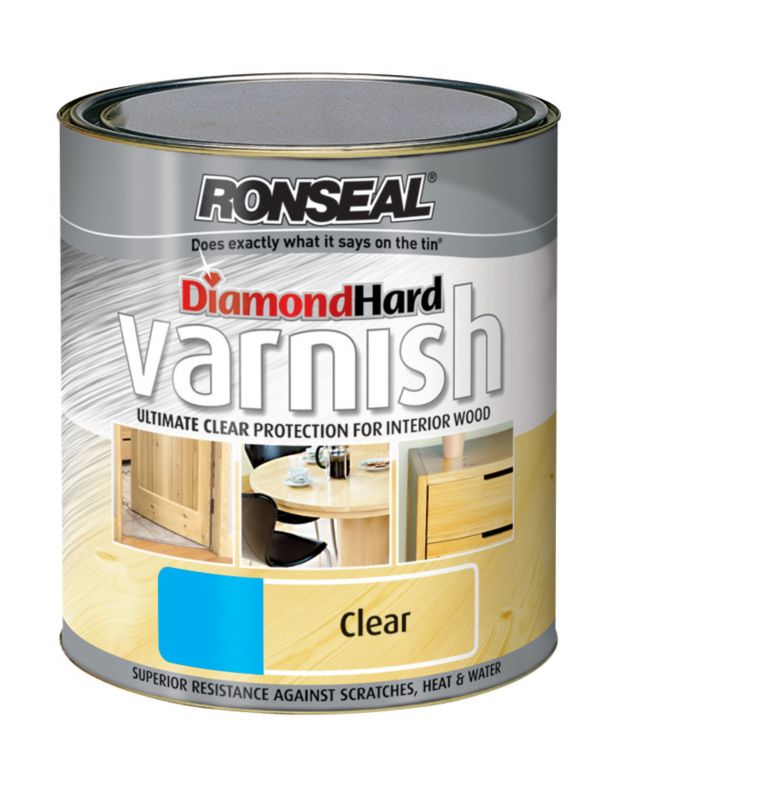 Ronseal Diamond Hard Varnish Clear Matt 2.5L