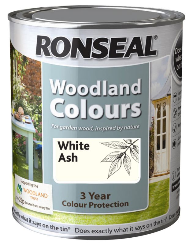 Ronseal Woodland Trust White Ash 750ml