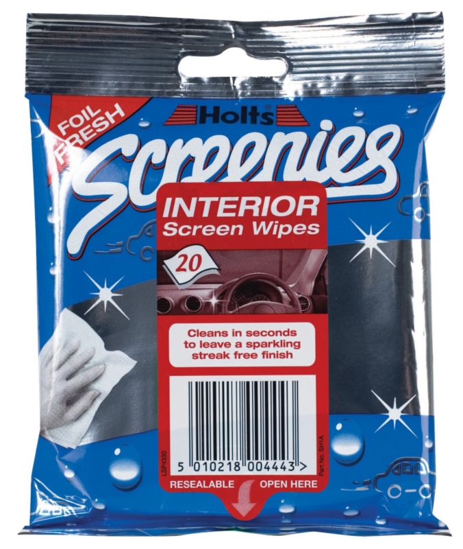 Holts 20 x Interior Screen Wipes