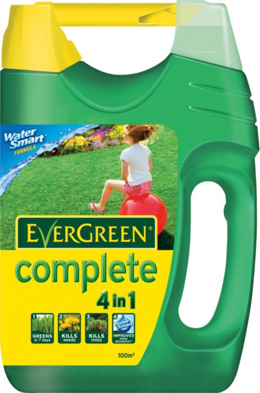 Evergreen Lawn Feed Weed and Moss Control Hand Held Spreader 35kg