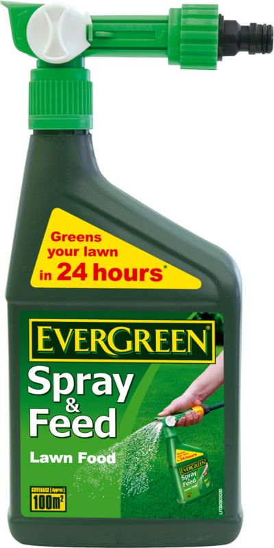 Evergreen Spray and Feed RTU Hose End Lawn Feed 1000ml