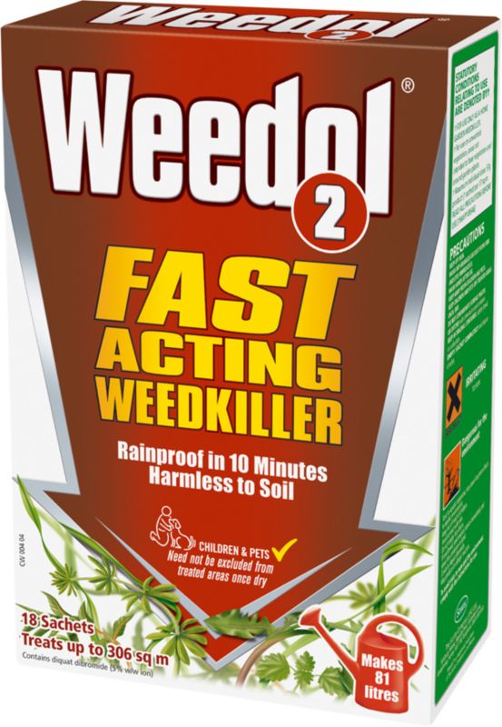 Weedol Concentrated Fast Acting Weedkiller 18 sachet