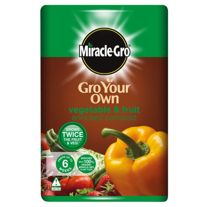 Miracle Gro Fruit and Vegetable Compost 50L