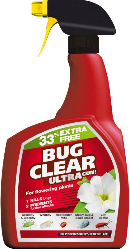 Bug Clear Ultra Gun 750Ml 33 Free
