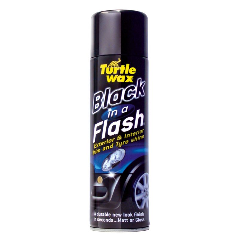 Turtle Wax Black in a Flash Aerosol