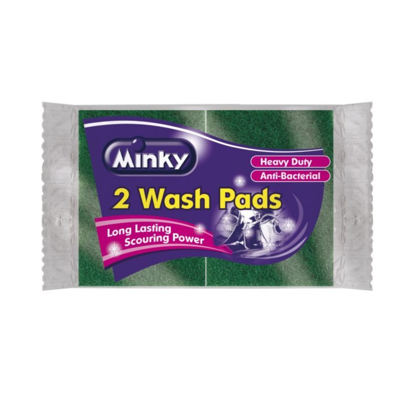 Minky Heavy Duty Wash Pads 2pk