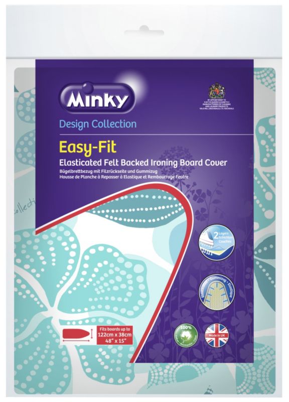 Minky Easy Fit Ironing Board Cover 122 x 38cm