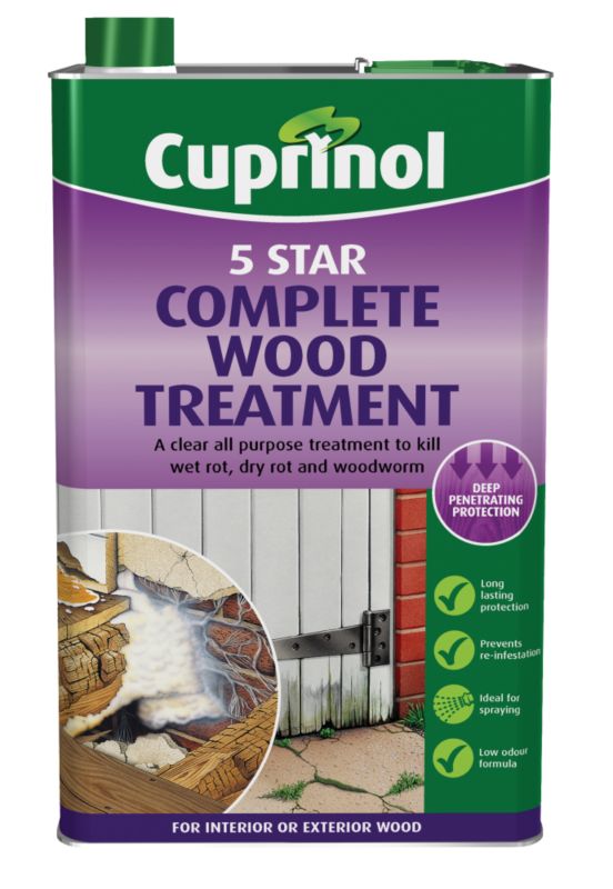 Cuprinol 5 Star Complete Wood Treatment Clear