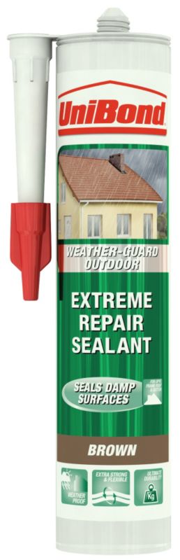 Unibond Weather Protect Exterior Sealant Brown
