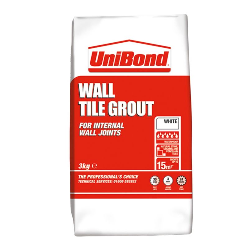 UniBond Wall Tile Grout White