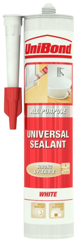 Unibond Super All Purpose Silicone Sealant White 310ml