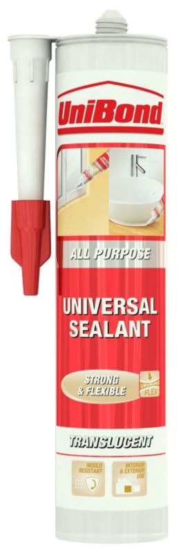 Unibond Super All Purpose Silicone Sealant Translucent 310ml