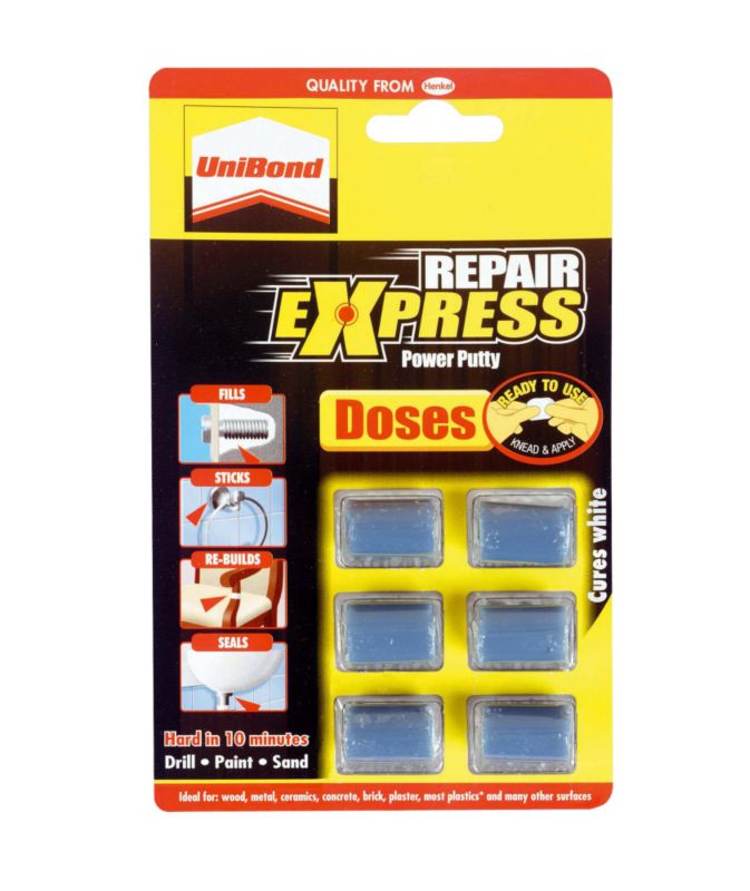 Unibond Repair Express Doses x 6 Cures White