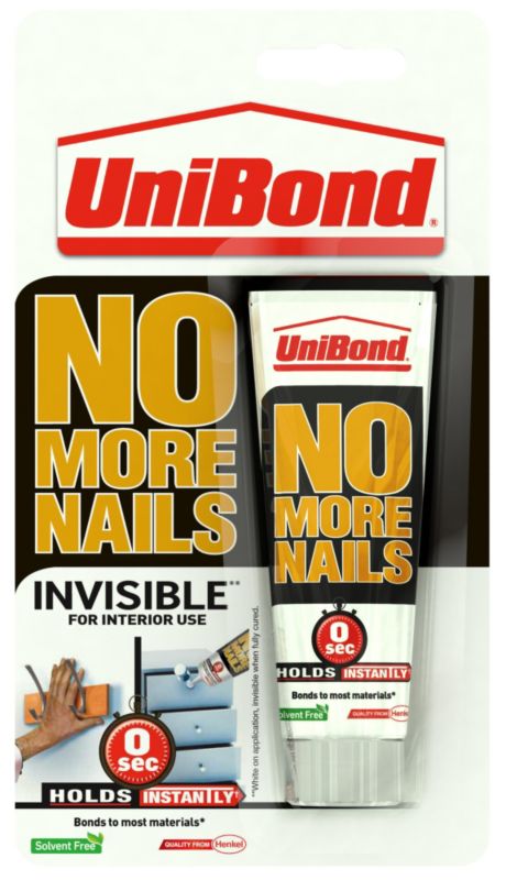 UniBond No More Nails Invisible Mini Tube 40ml Clear