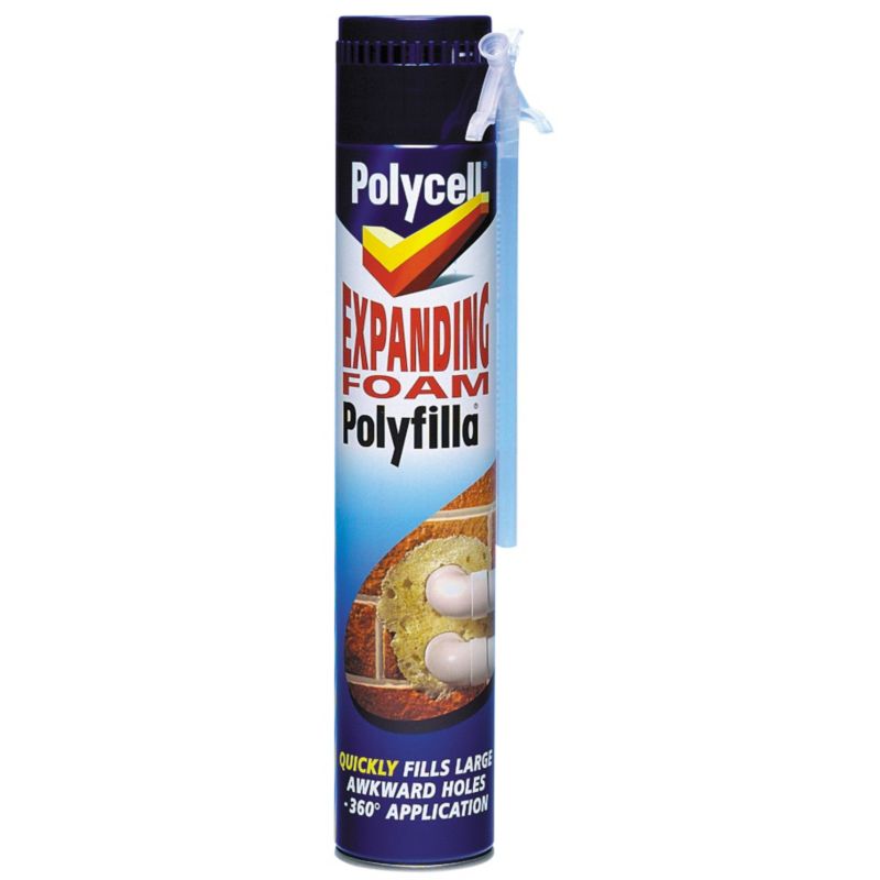 Polycell Expanding Foam Polyfilla Yellow