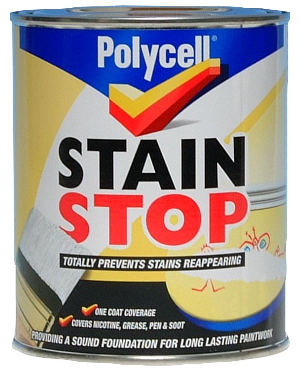 Polycell Stain Stop White 1L