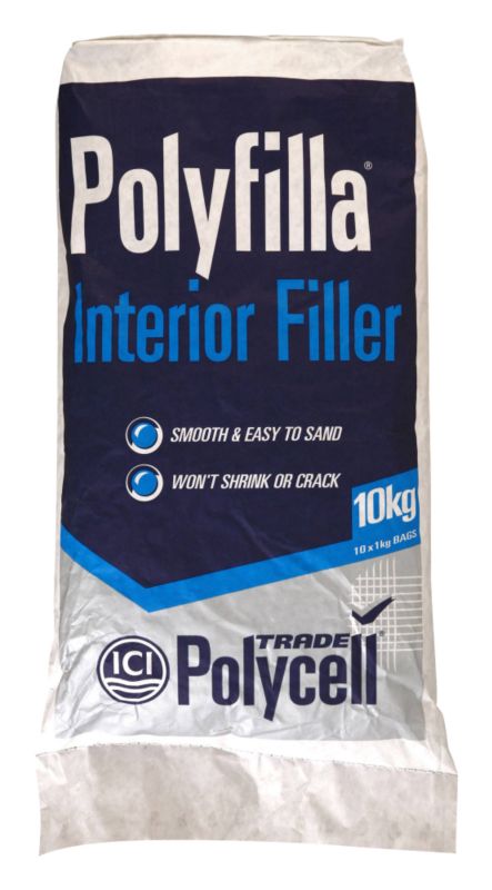 Trade Polyfilla Intrior Filler 10Kg