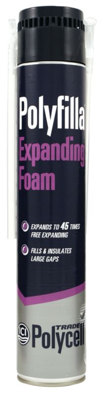 Polycell Trade Polyfilla Expanding Foam PC4570010 Yellow