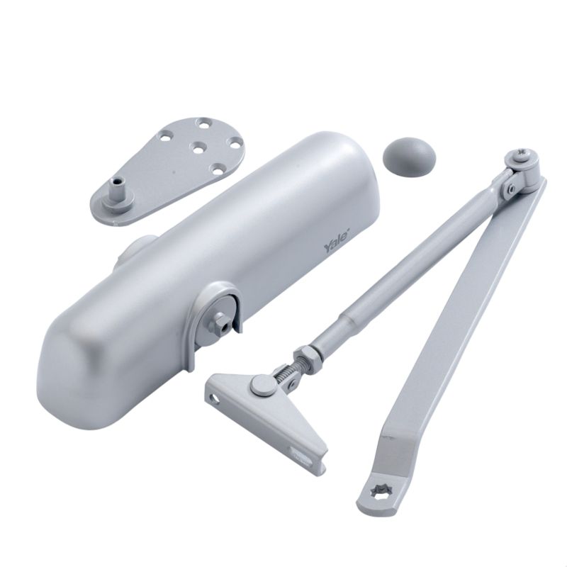 Yale Door Closer Satin Chrome