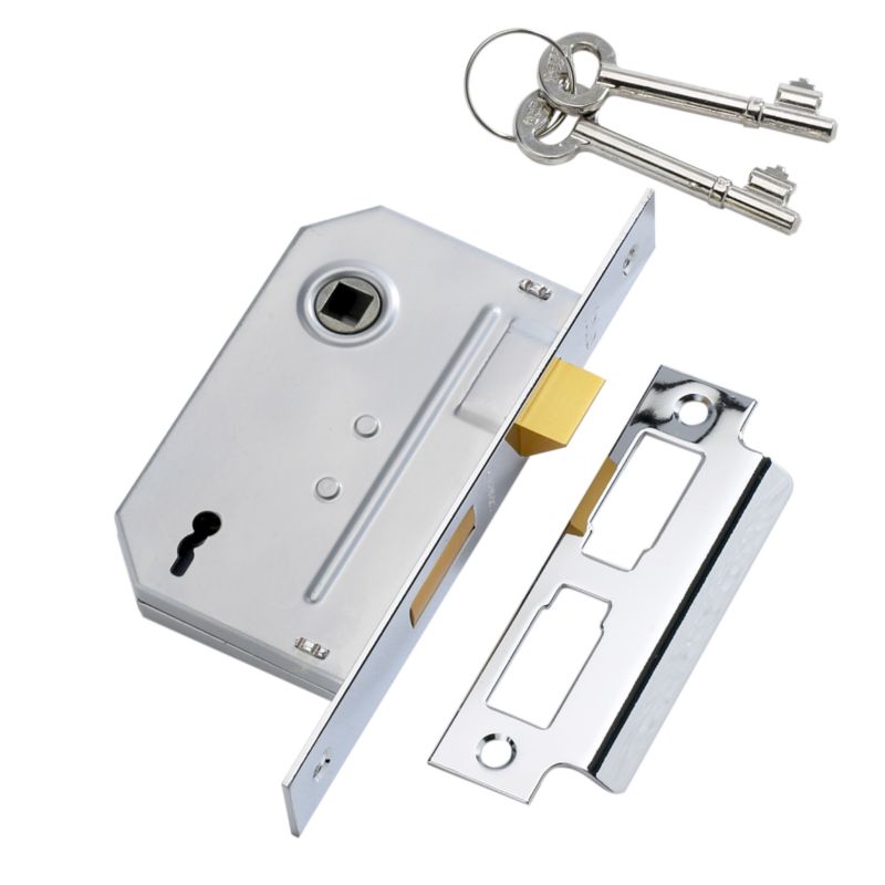 Yale 2 Lever Mortice Sashlock Chrome Effect