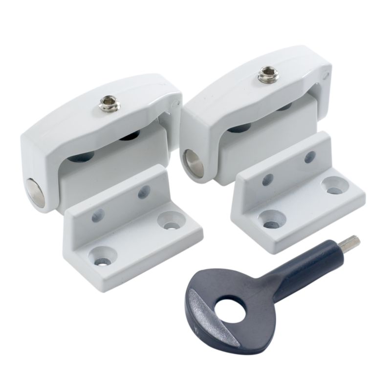 Yale Toggle Window Lock White 2 Pack
