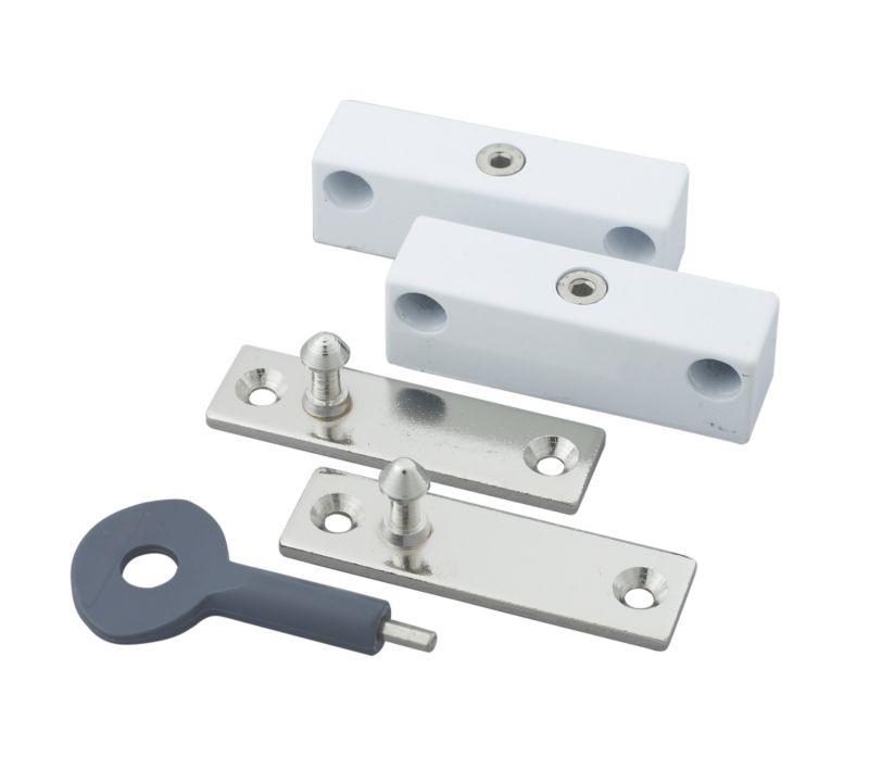 Yale Automatic Window Lock White 2 Pack
