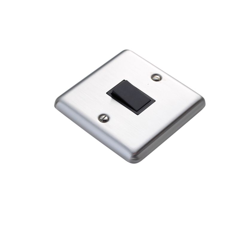 Volex Light switch Intermediate 10AX Blk Int