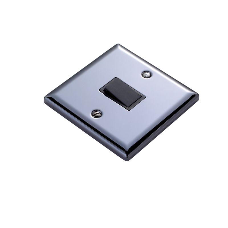 Volex Light switch Intermediate 10AX Blk Int