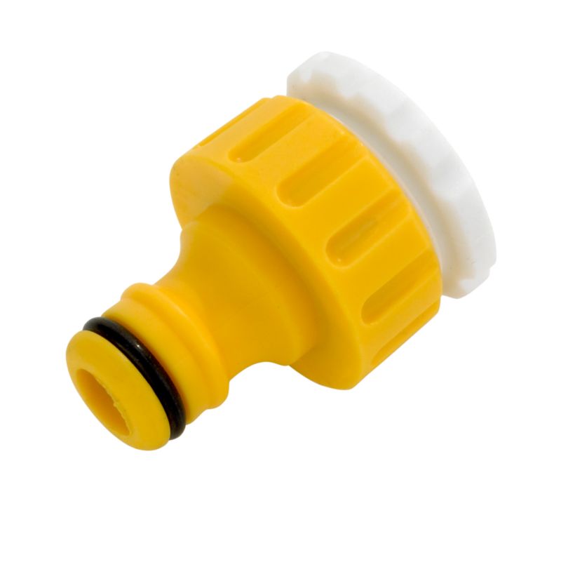 Hozelock Threaded Tap Connector YellowGrey