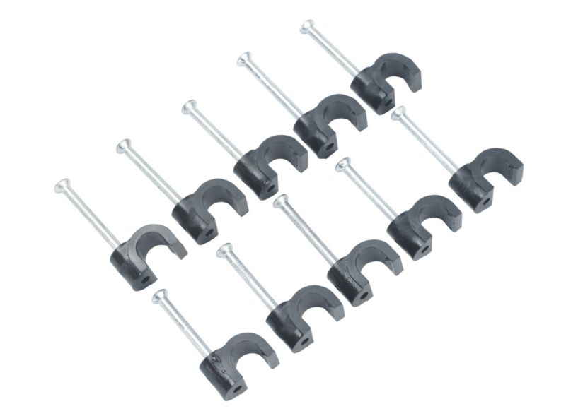 Hozelock Hose Wall Clip Black 4mm