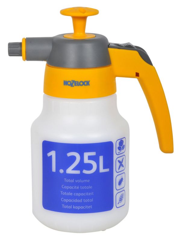 Hozelock 125 Litre Pressure Spray 4122 Pink and Clear