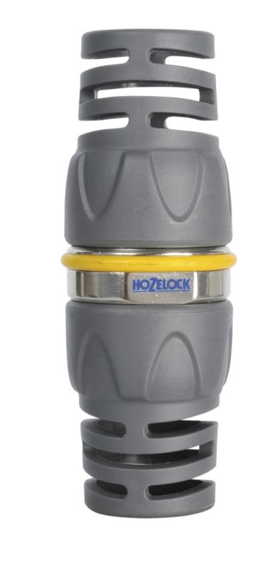 Hozelock Pro Metal Hose Repair Connector MetalGrey