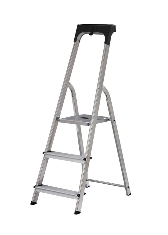 Abru Trade 3 Tread Stepladder tool tray H058m