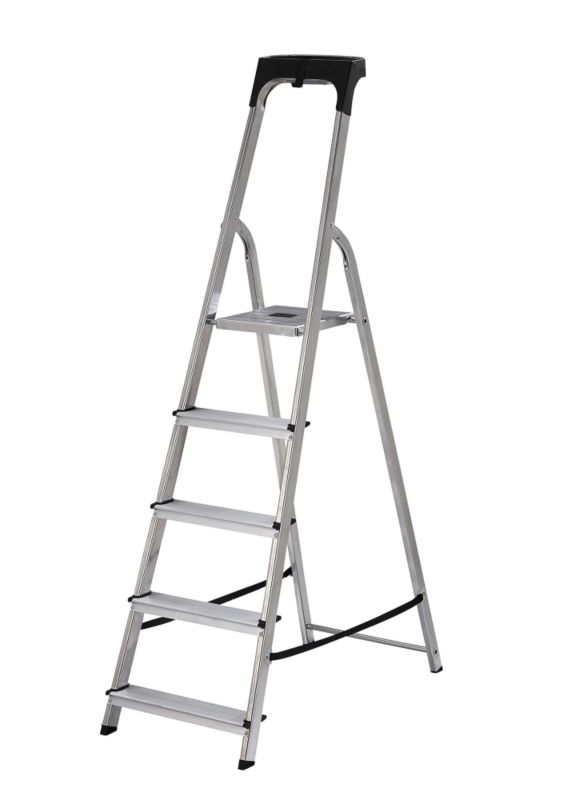 Abru Trade 5 Tread Stepladder tool tray H103m