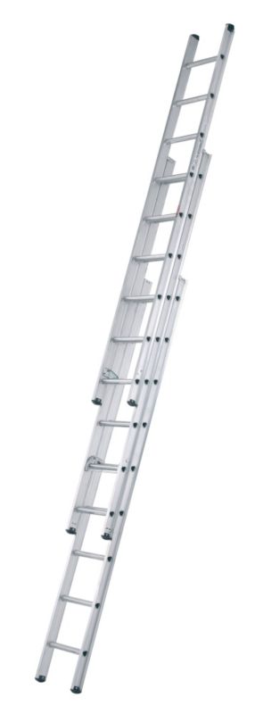 Abru Aluminium Triple Extension Ladder H635m