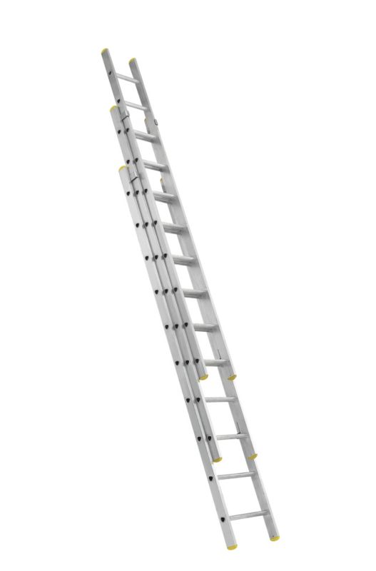 Abru Trade Aluminium Triple Extension Ladder H684m