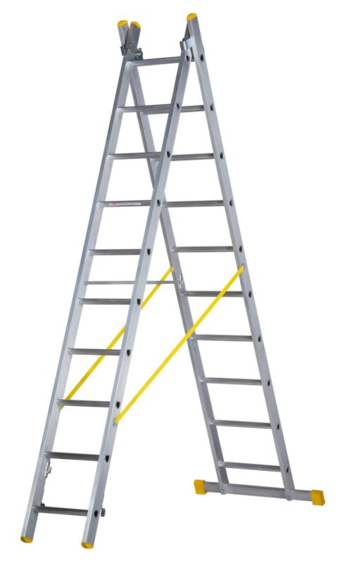 Abru Aluminium 2 Way Combination Ladder H519m
