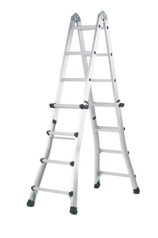 Abru Aluminium 3 Way Telescopic Combination Ladder H409m