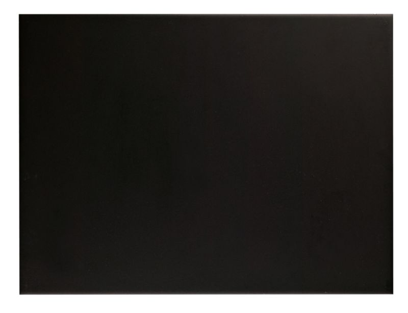 Designer Matt Wall Tile Black W400 x L300mm Pack of 8