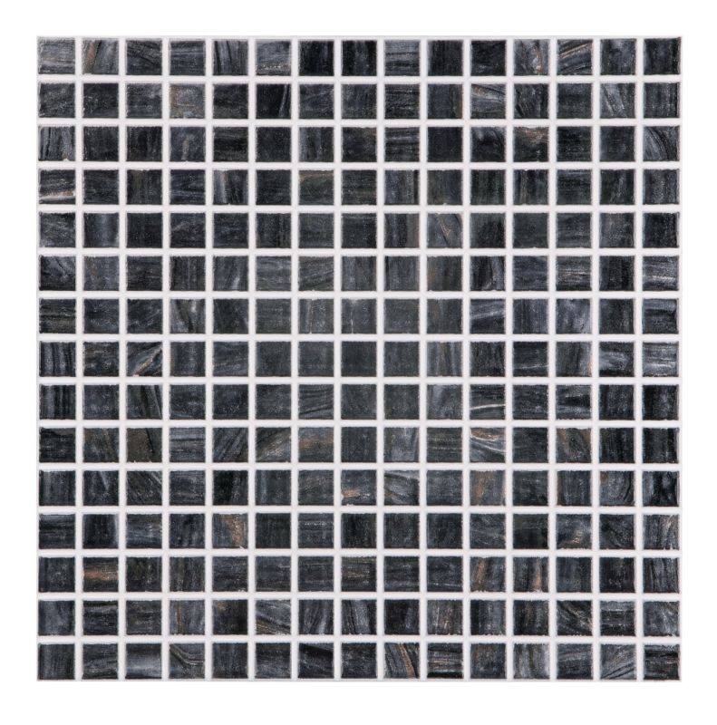 Mosaico Wall Tile Black (W)300 x (L)300mm Pack of 11