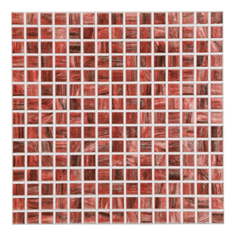 Mosaico Wall Tile Red (W)300 x (L)300mm Pack of 11