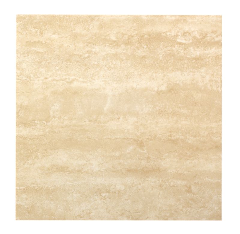 Palace Travertine Wall & Floor Tile Dark Beige (W)338 x (L)338mm