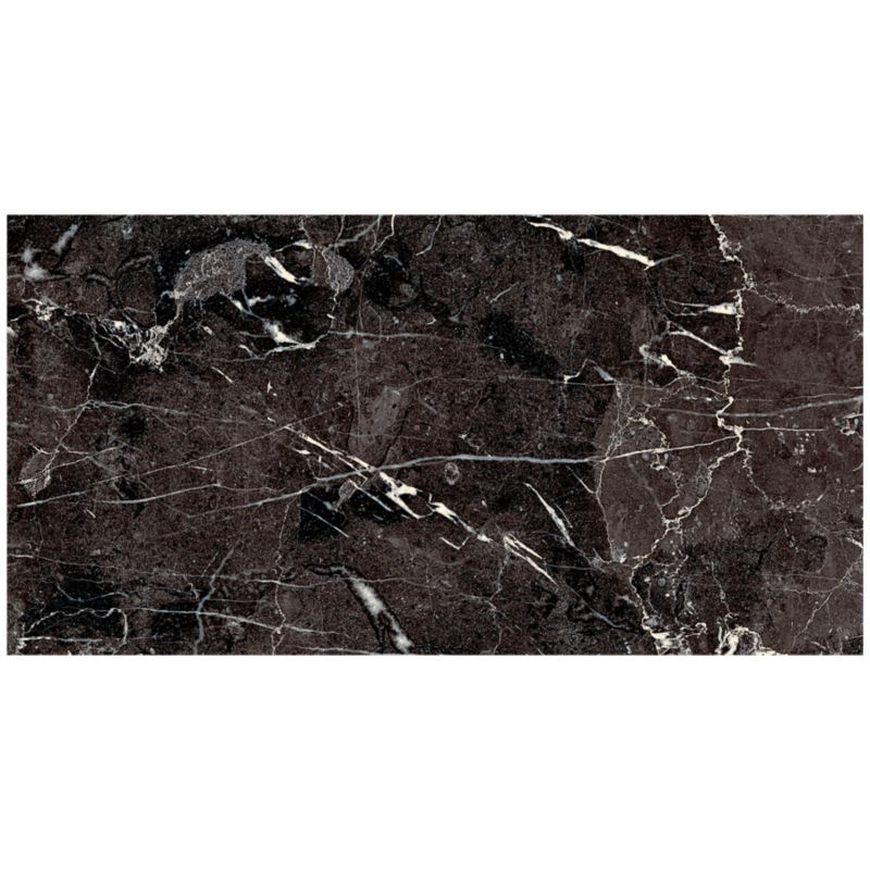 Illusion Brown Marble Gloss Wall Tiles Pack Of 50