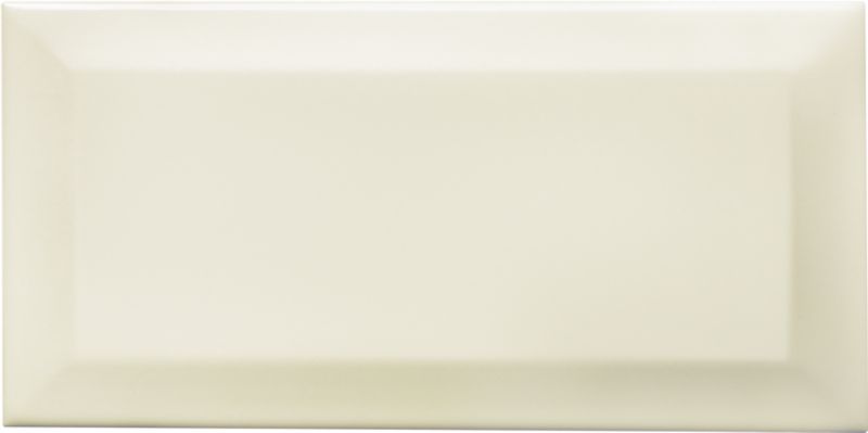 Underground Cream Gloss Wall Tile Pack 50 (W)100 x (L)200mm