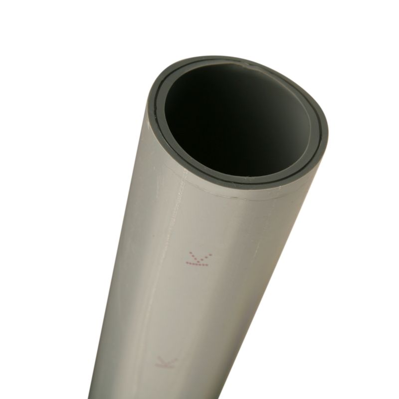 Polyplumb Barrier Pipe PB222B Grey Dia 22mm x L 2m
