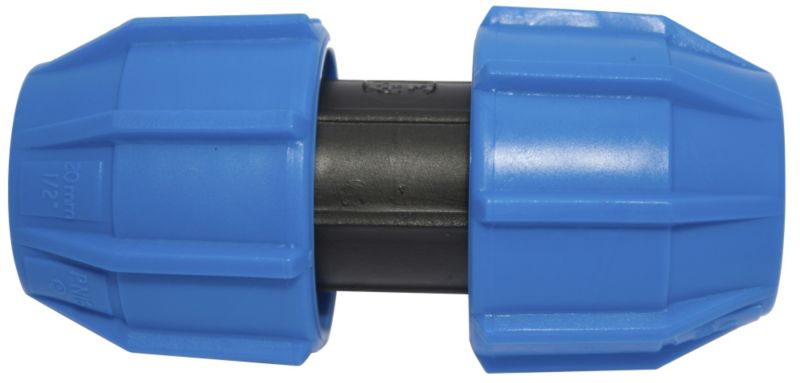 Polypipe 20mm MDPE Straight Coupler