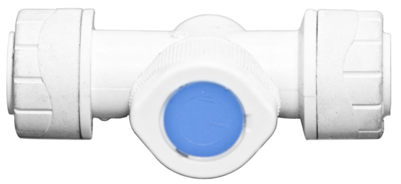 Polyplumb 15mm Shut Off Valve Cold