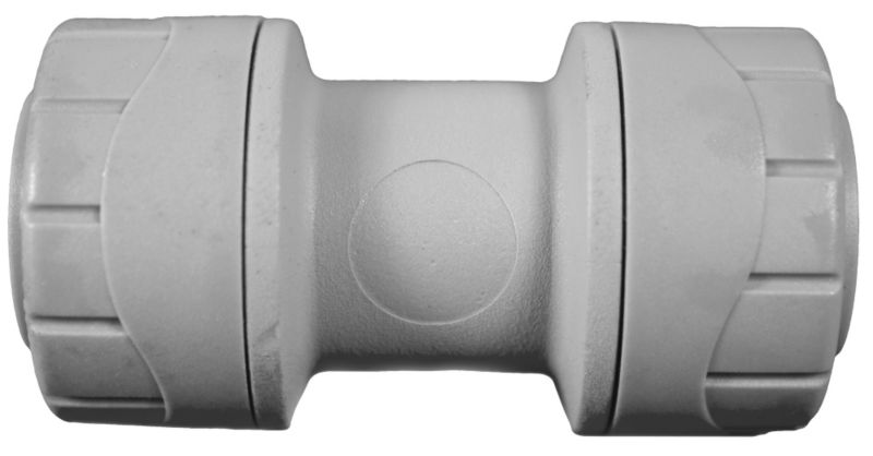 Polyplumb 15mm Straight Coupler 10Pk
